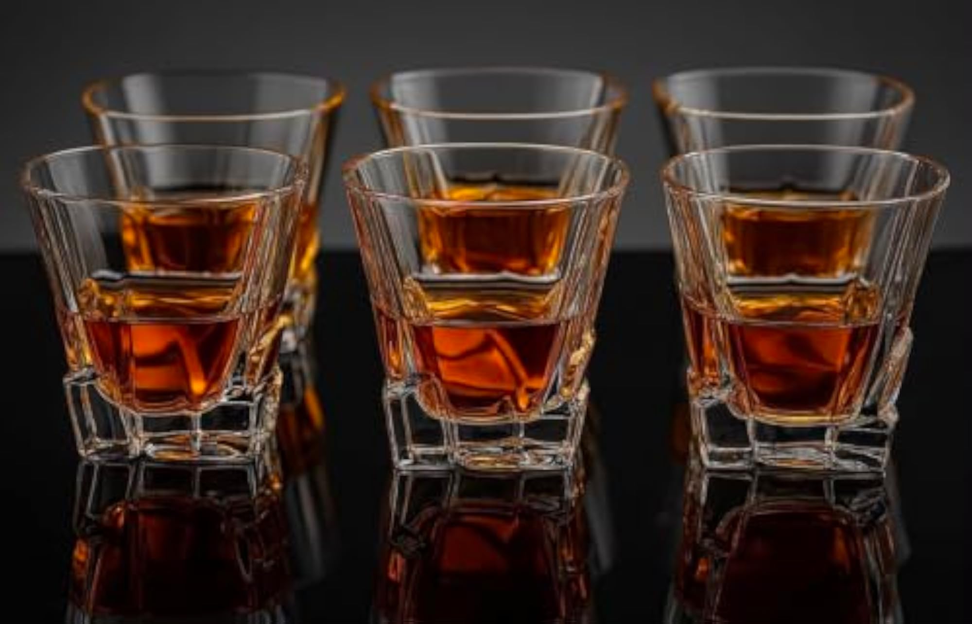 Clear Glass Shot Cups with Heavy Base